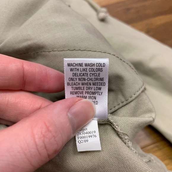 Y2K Converse Hooded Utility Coat Womens Large Cotton Belt Double Breasted Jacket - Picture 8 of 8